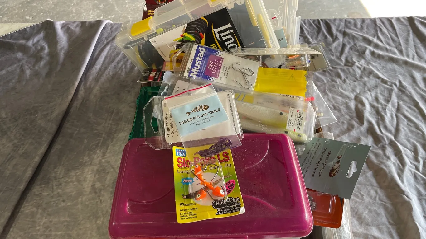 Assorted Fishing Tackle W/ Lures, Lines And Tackle Boxes (Neenah, WI)
