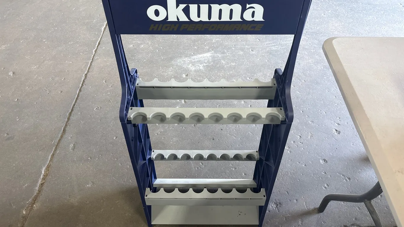 OKuma Rod Rack Holder (Neenah, WI)