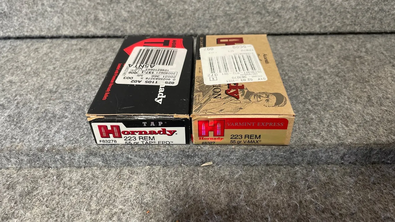 (40) Rds., Hornady, 223 REM, (Downing, WI)
