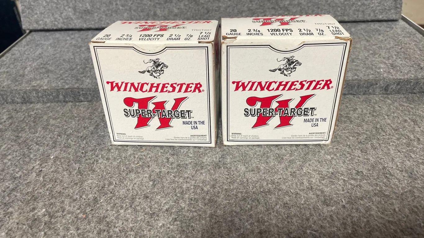 (49) Rds., Winchester, 20 Ga. Super-Target, (Downing, WI)