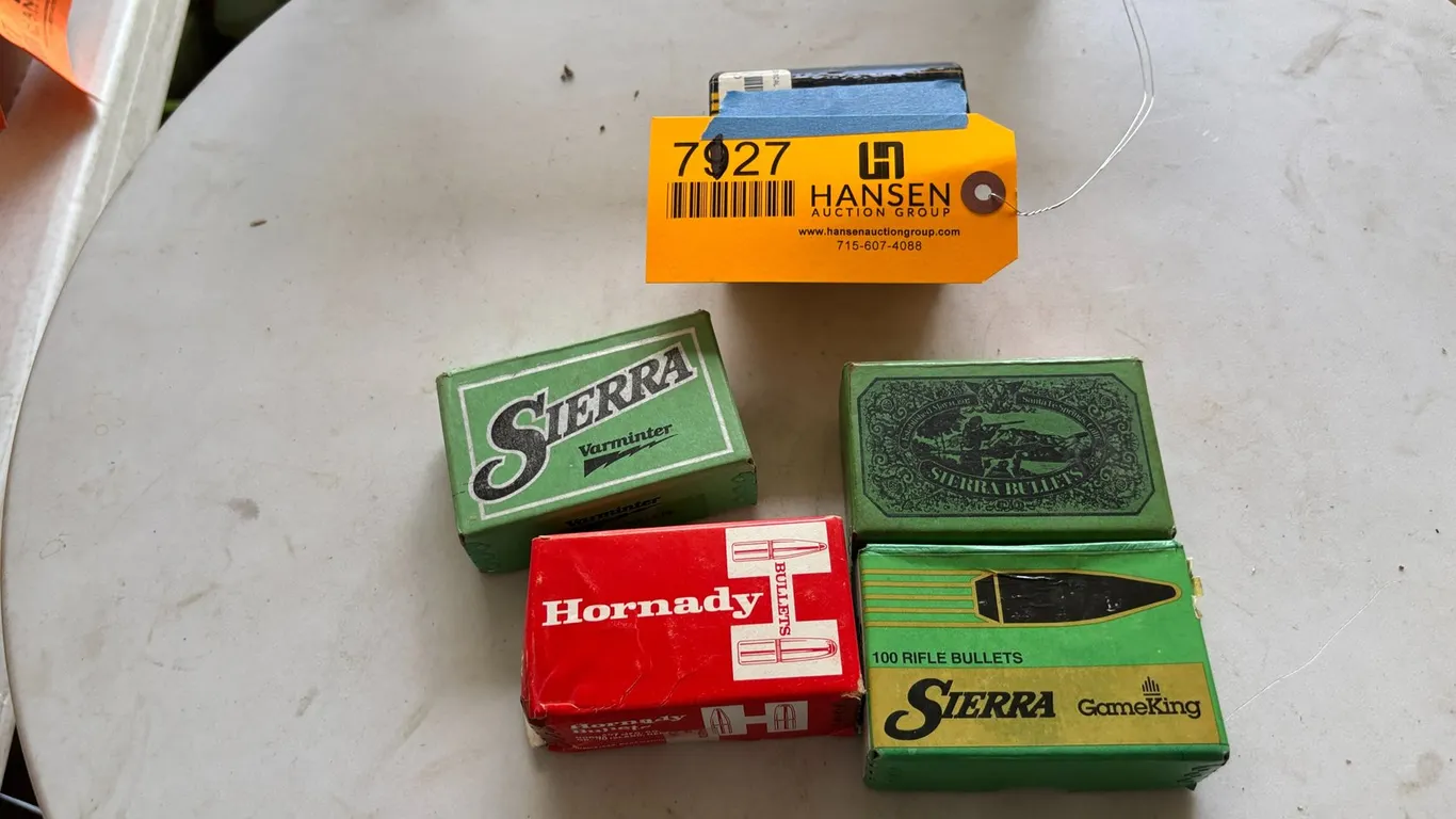 (5) Boxes of 30 Cal Bullets (Arcadia, WI)