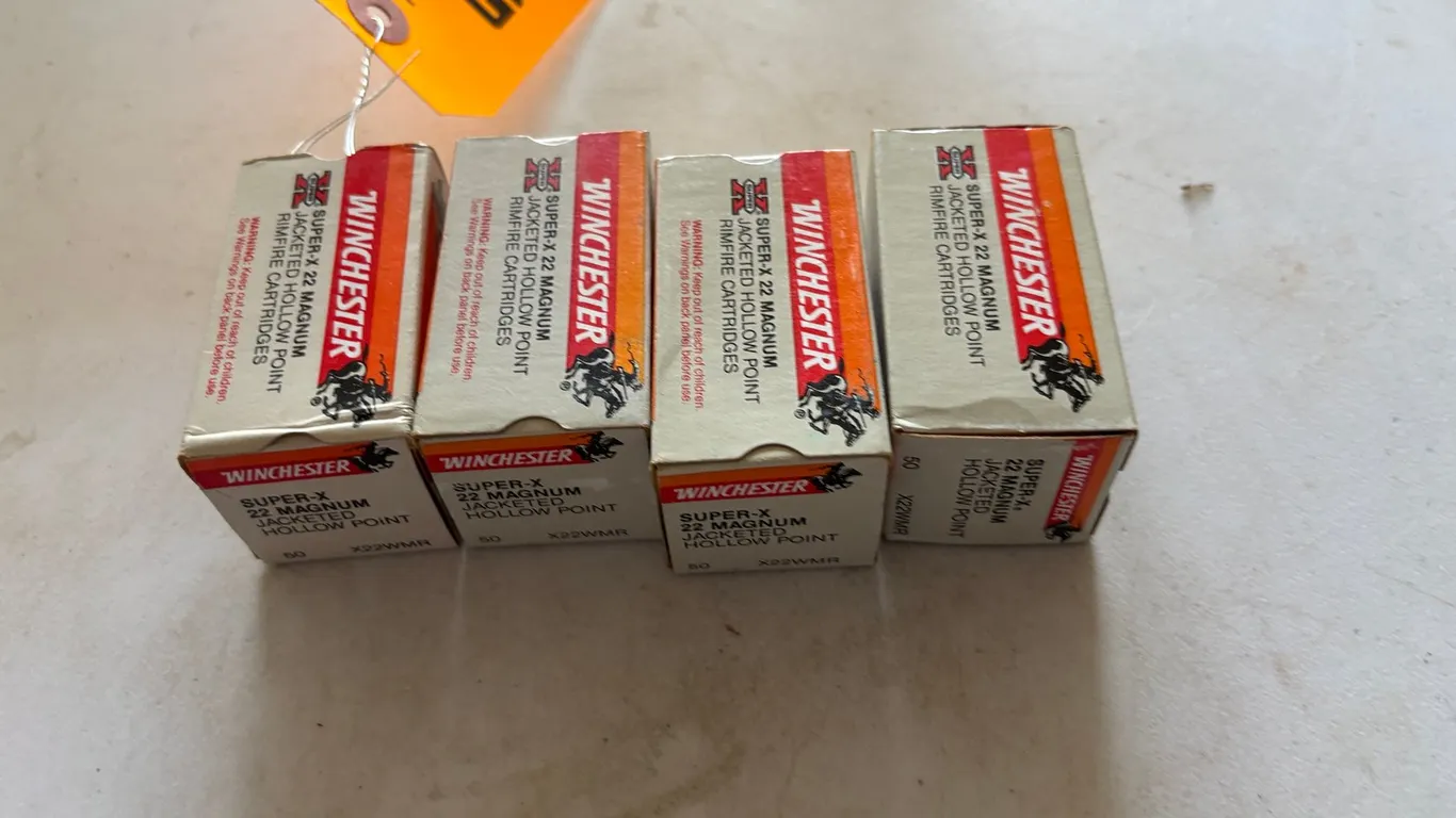 (4) Boxes of Winchester X-Super .22 Mag Shells (Arcadia, WI)