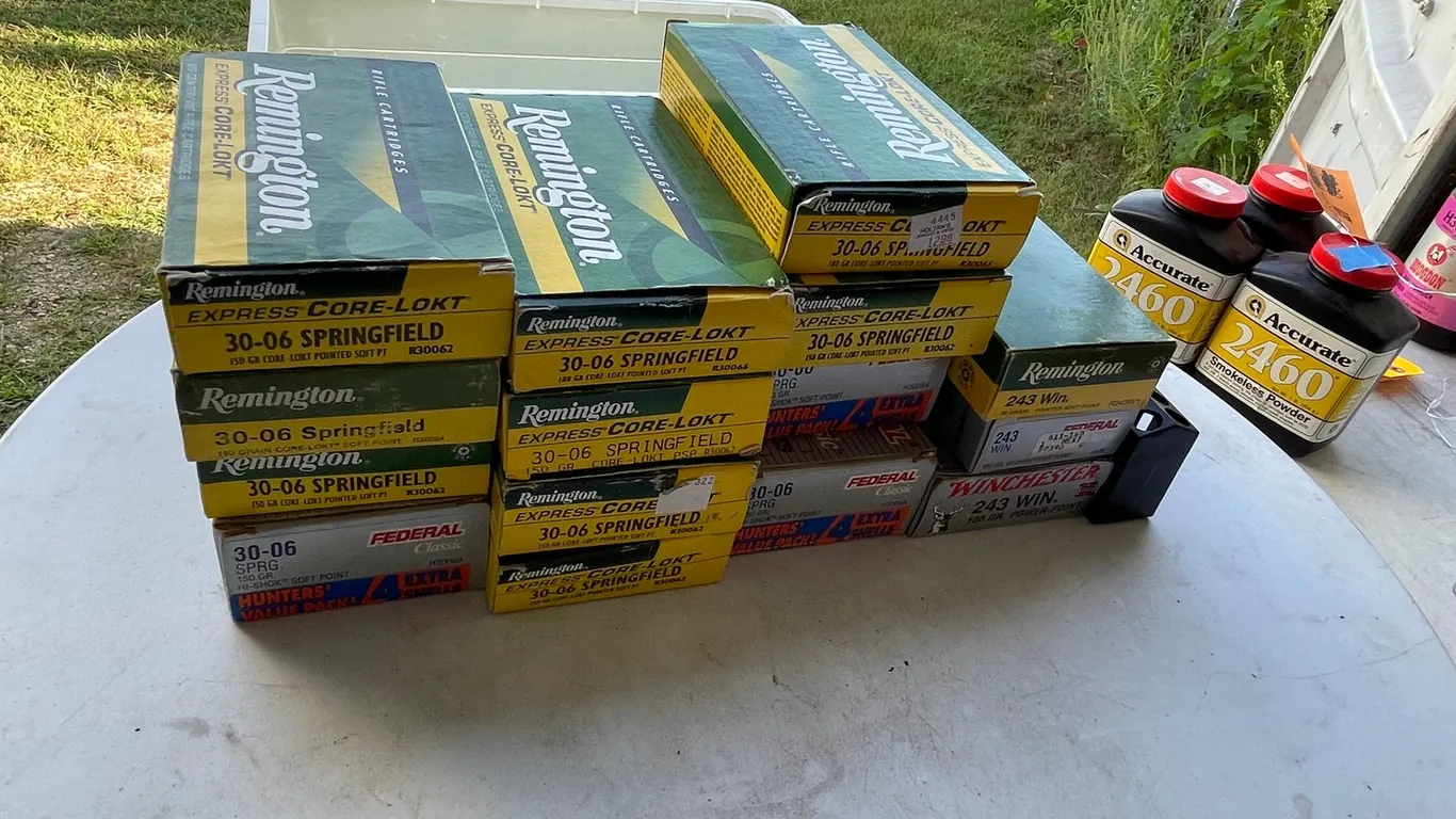 (15) Boxes of 30.06 and .243 Caliber Brass (Arcadia, WI)