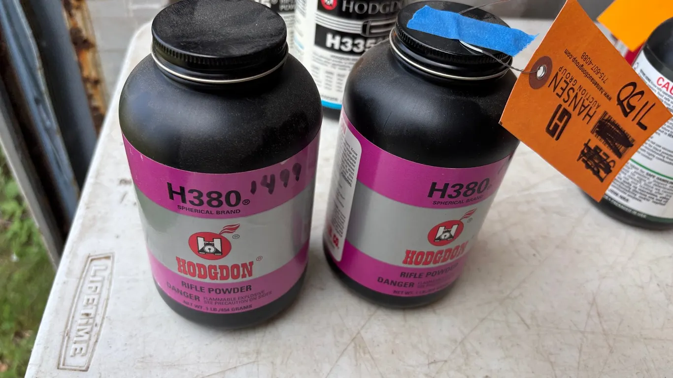 (2) Hodgdon H380 Rifle Powder (Arcadia, WI)