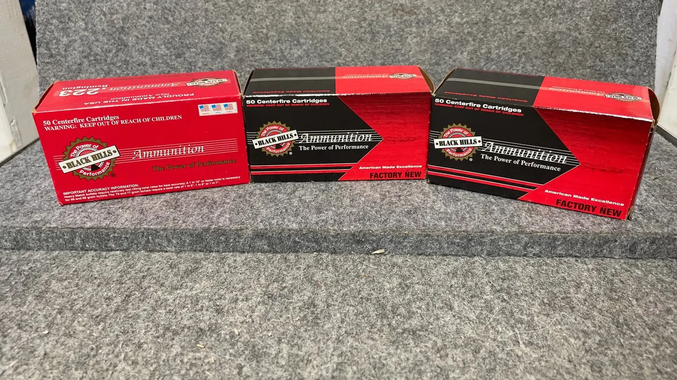 (110) Rds., Black Hills Ammunition, .223 Remington (Downing, WI)