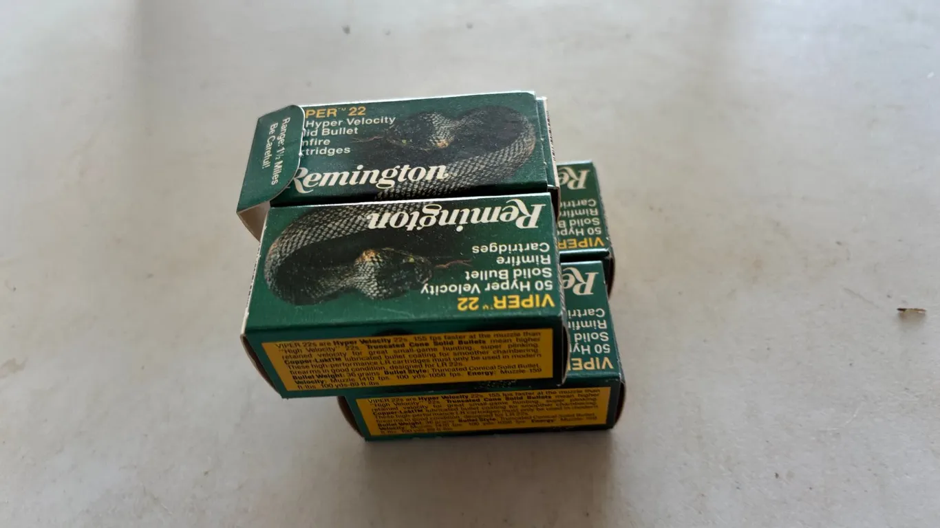 (4) Remington Viper .22 Shells (Arcadia, WI)