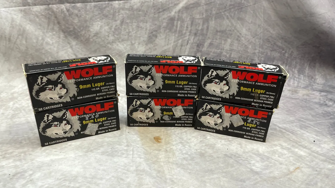Wolf 9mm Luger Ammunition (Princeton, MN)