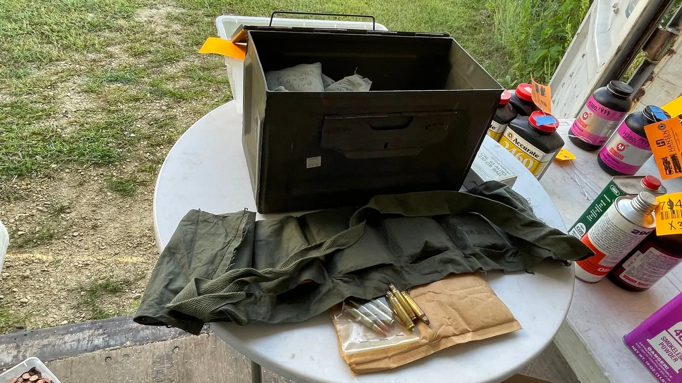 Metal Ammo Box of 5.56 Ammo (Arcadia, WI)