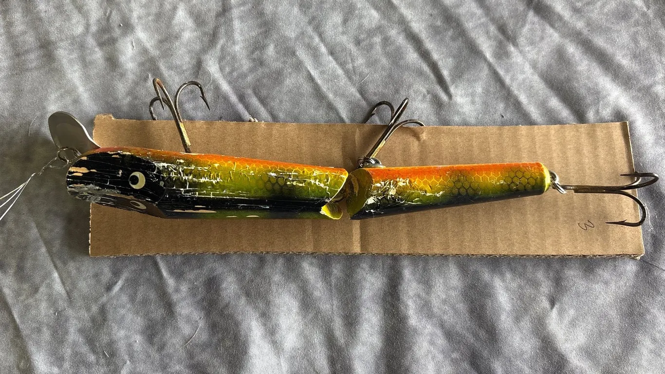 Large Vintage Fishing Lure (Neenah, WI)