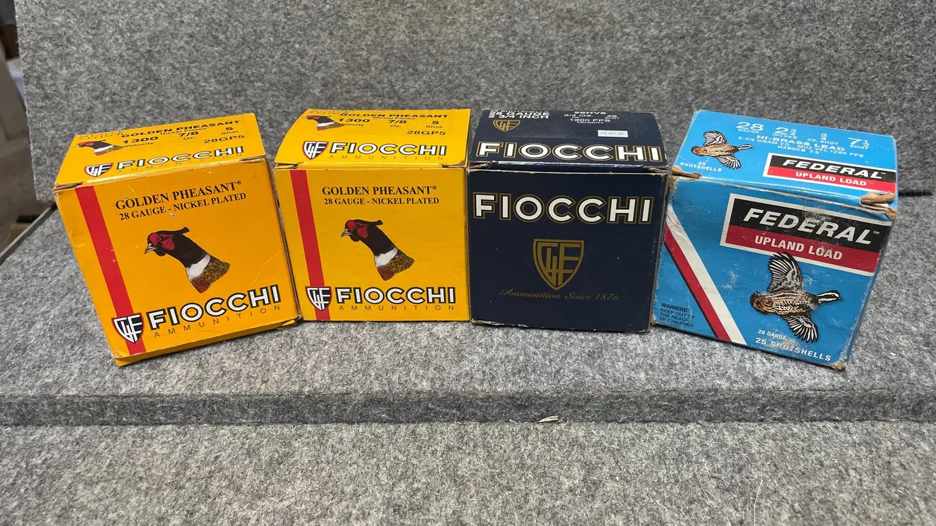 Approx. (89) Rds., Fiocchi and Federal, 28 Ga. Shotgun Shells, (Downing, WI)