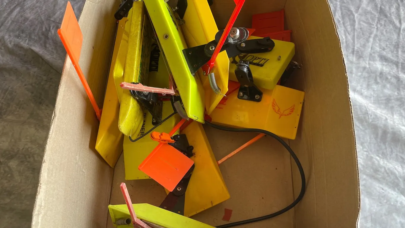 Assorted Ice Fishing Tip Ups & Accessories (Neenah, WI)