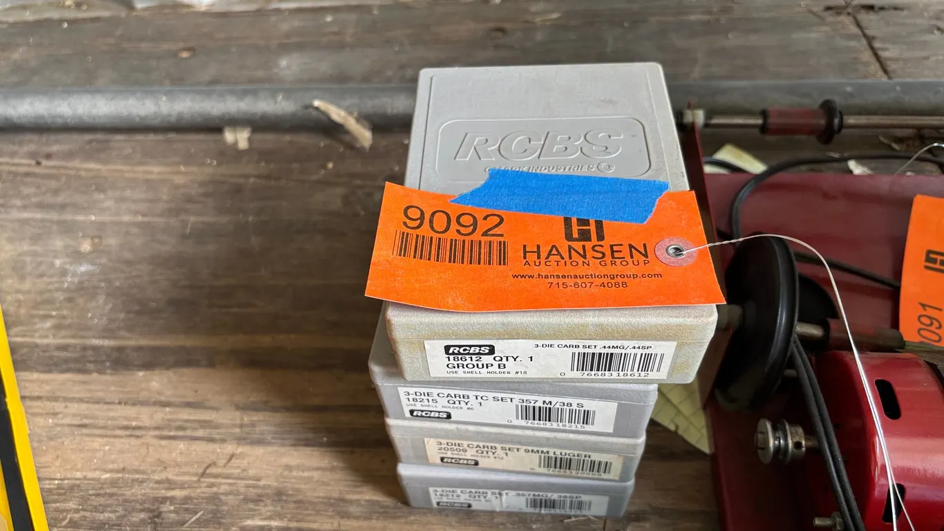 (4) RCBS Die Sets (Arcadia, WI)