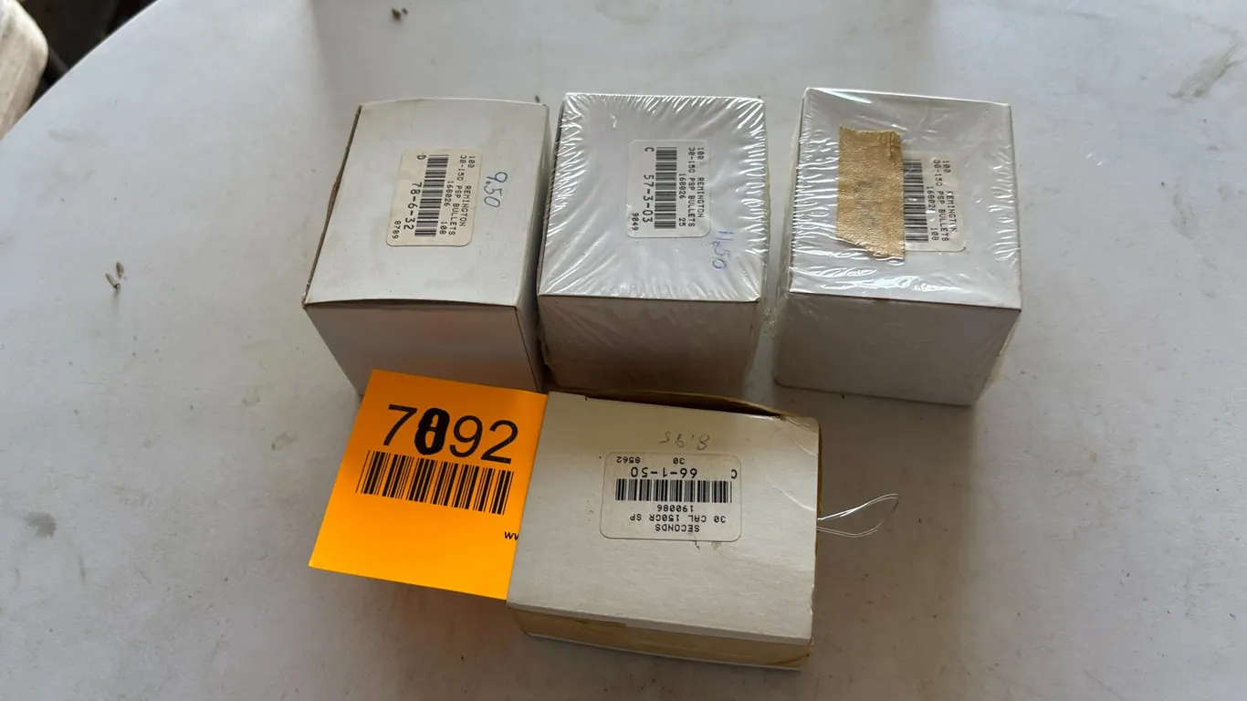 (4) Boxes of 30 Cal (Arcadia, WI)