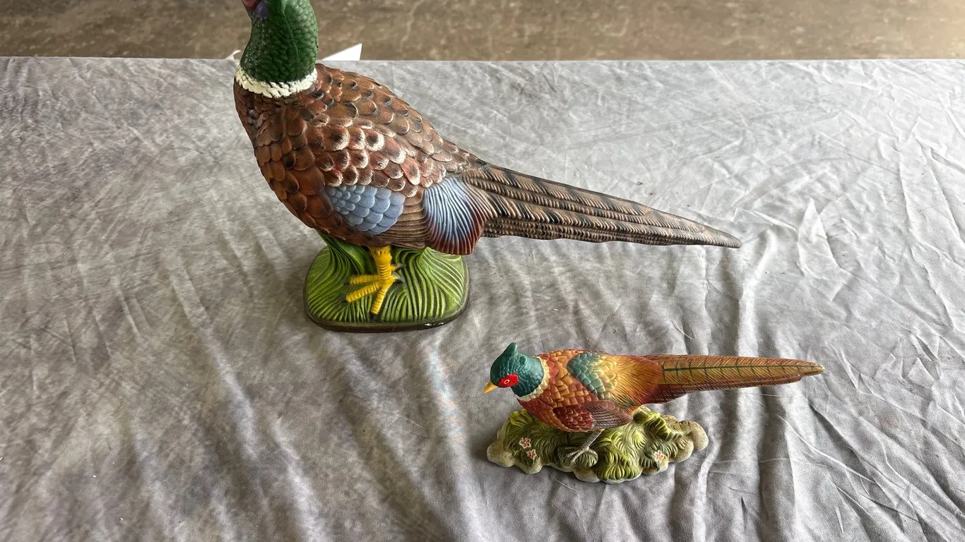 Ceramic Ringneck Pheasants (Neenah, WI)