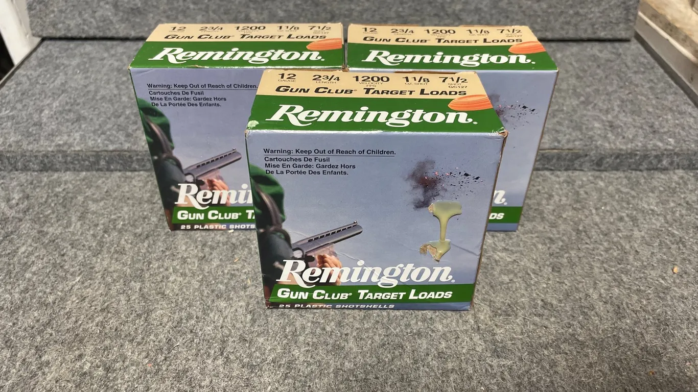 (75) Rds., Remington, 12 Ga. Gun Club Target Loads, (Downing, WI)