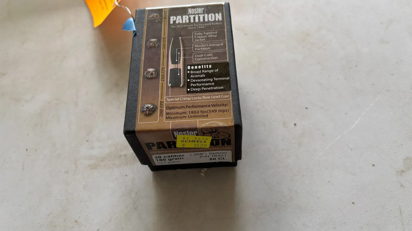 Nosler Partition 30 Cal (Arcadia, WI)
