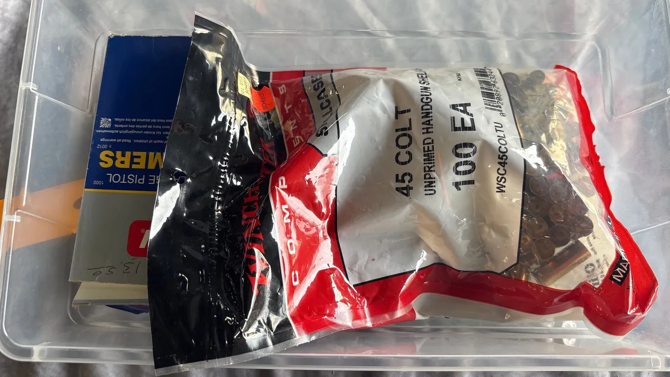 45 Colt Cases, Primers and Bullets (Neenah, WI)