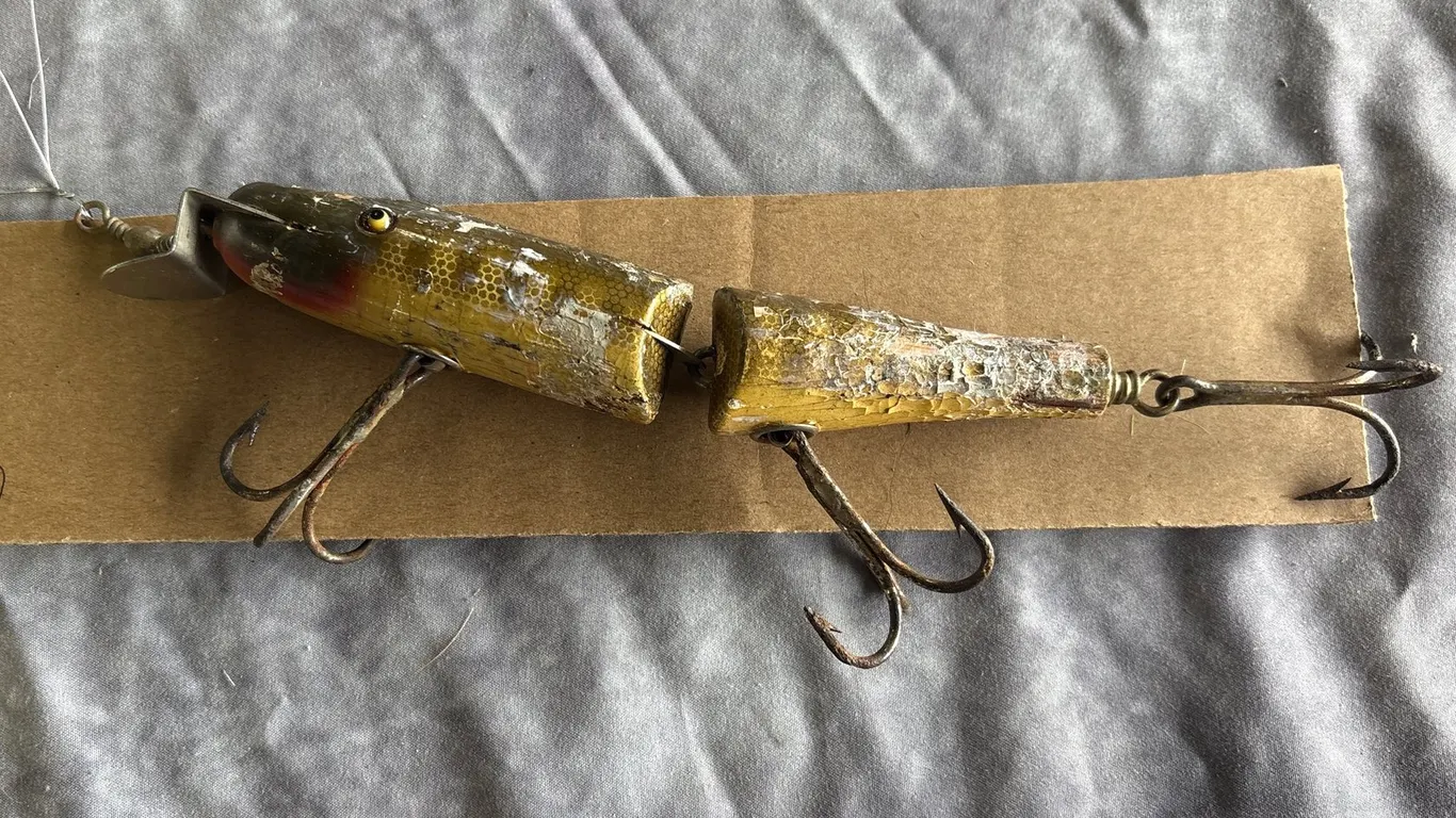 Large Vintage Fishing Lure (Neenah, WI)