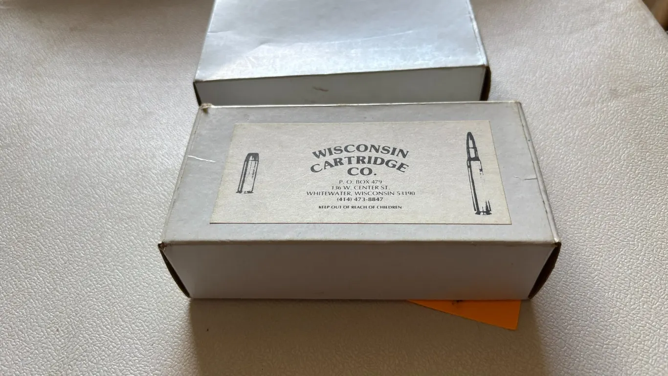 (2) Boxes of Wisconsin Cartridge Co. 380 Automatic Shells (Arcadia, WI)
