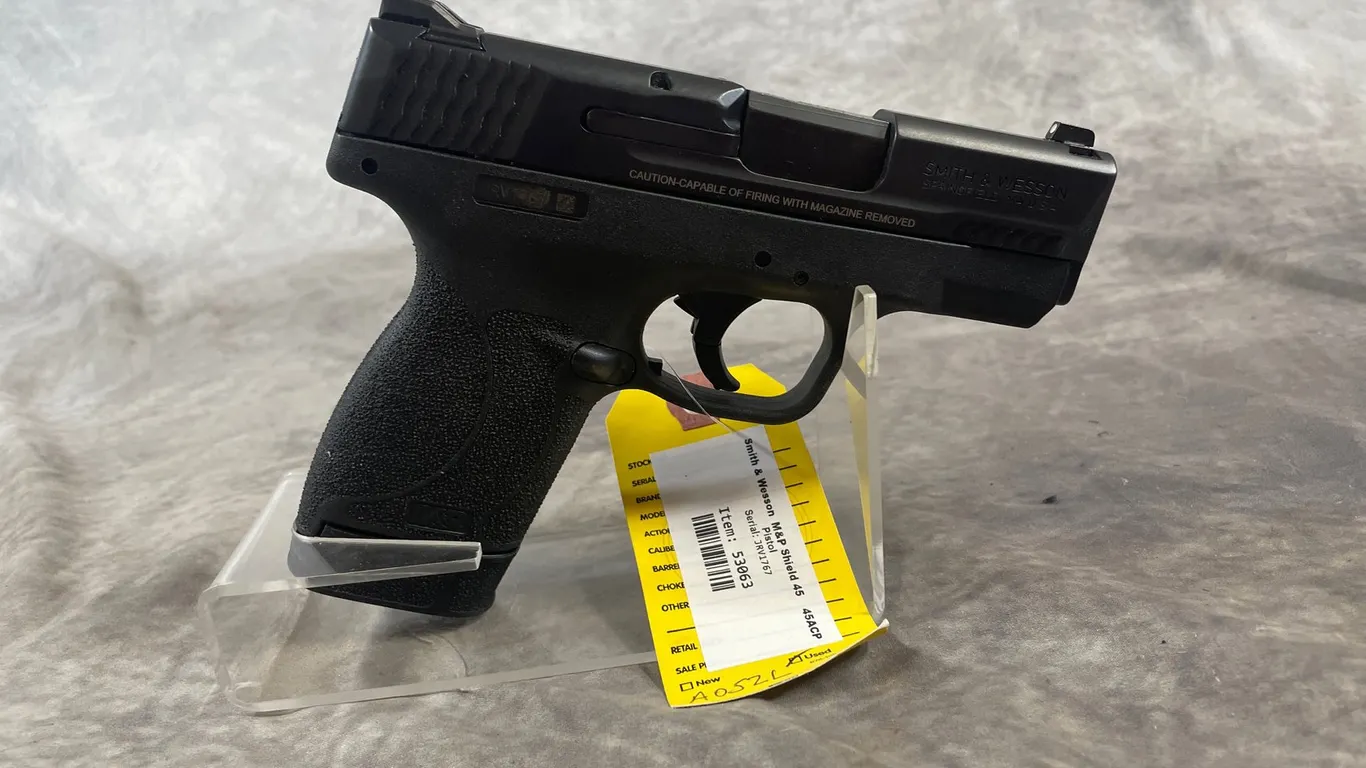 Smith & Wesson M&P 45 Shield, 45 ACP Pistol, SN: JRV1767, (Neenah, WI)
