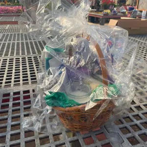 Self Spa Basket: Lotion, Essential Oils, Wash Cloth, Coloring Book & More