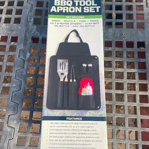 9pc BBQ Tool Apron Set