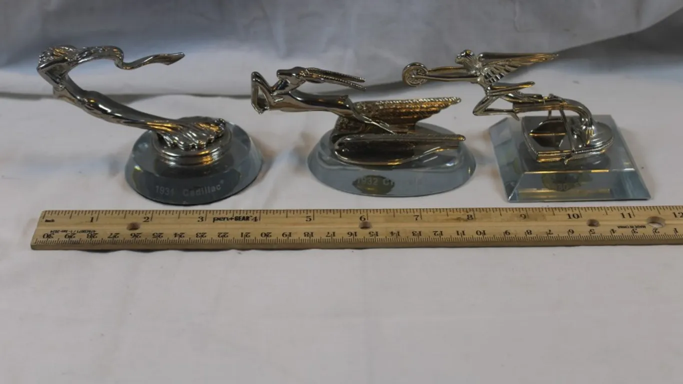 Hood Ornament Themed Paperweights