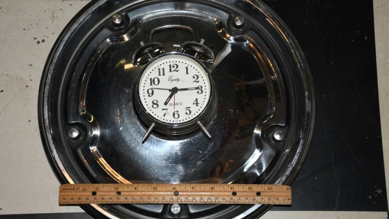 Alarm Clock Hubcap
