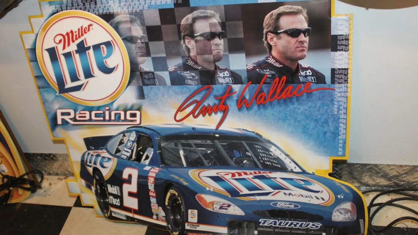 Two Miller Lite Advertising Signs, One 3D Light up and One Tin