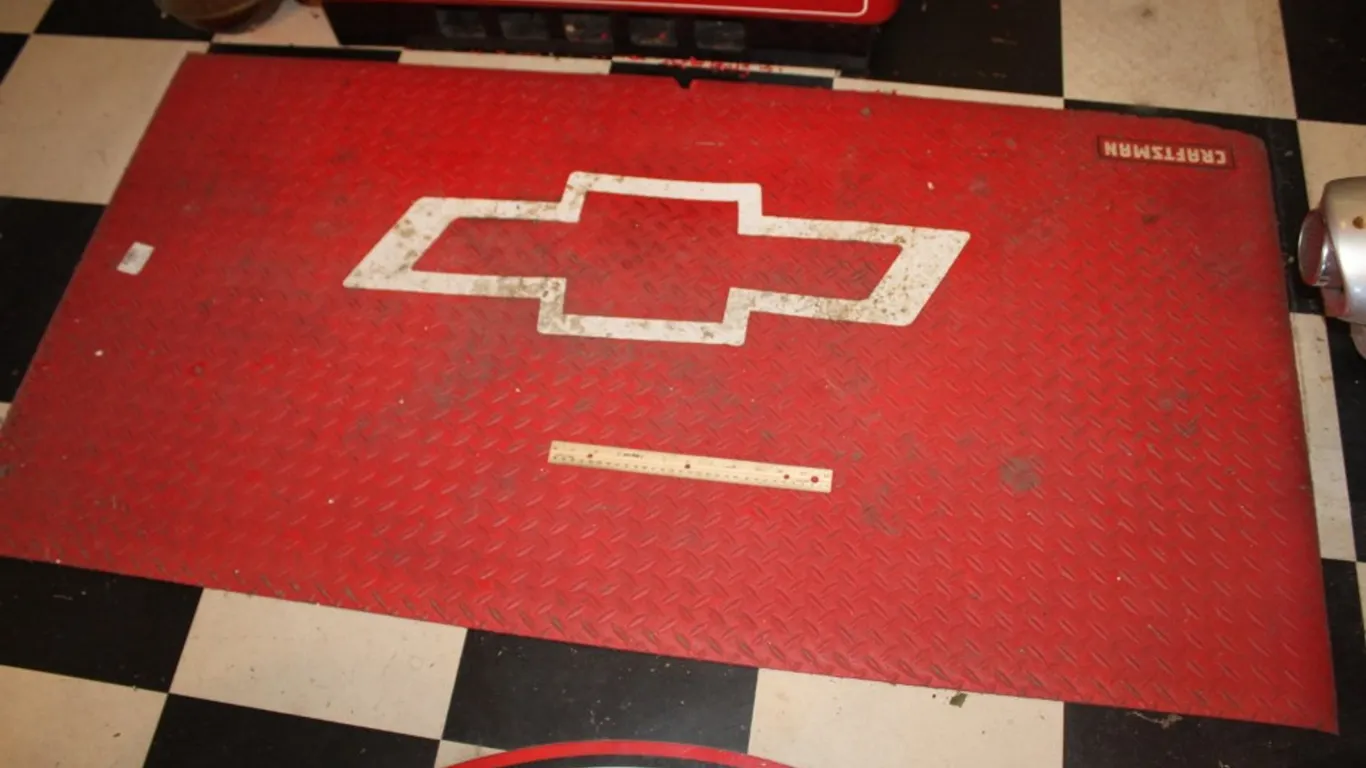 Craftsman Chevrolet Floor Mat, Measures 60 x 31