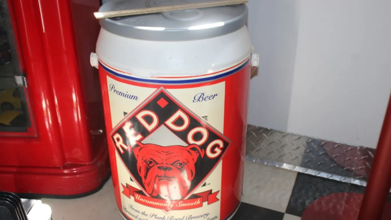 Red Dog Advertising Beer Cooler