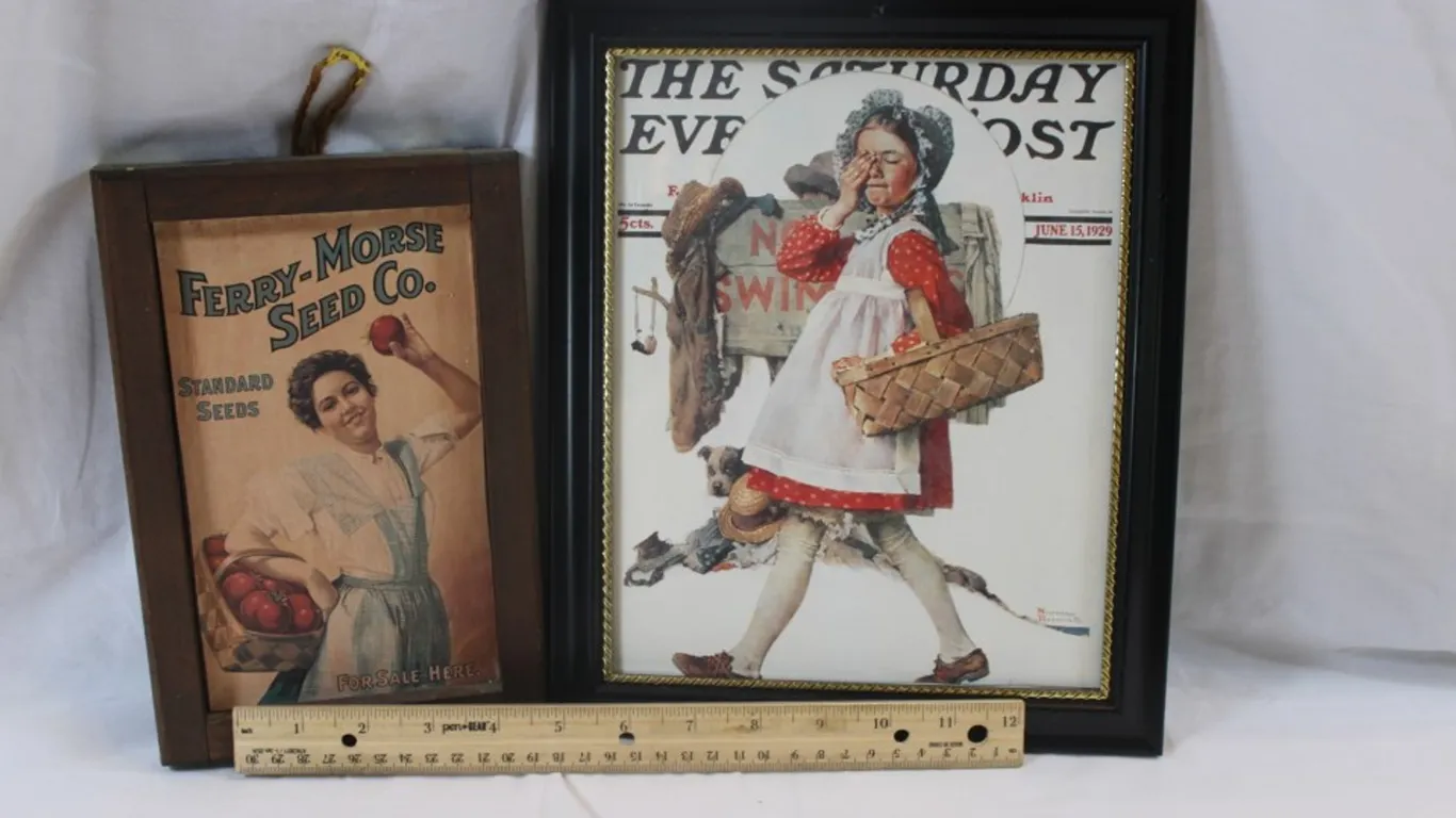 Two Advertising Prints
