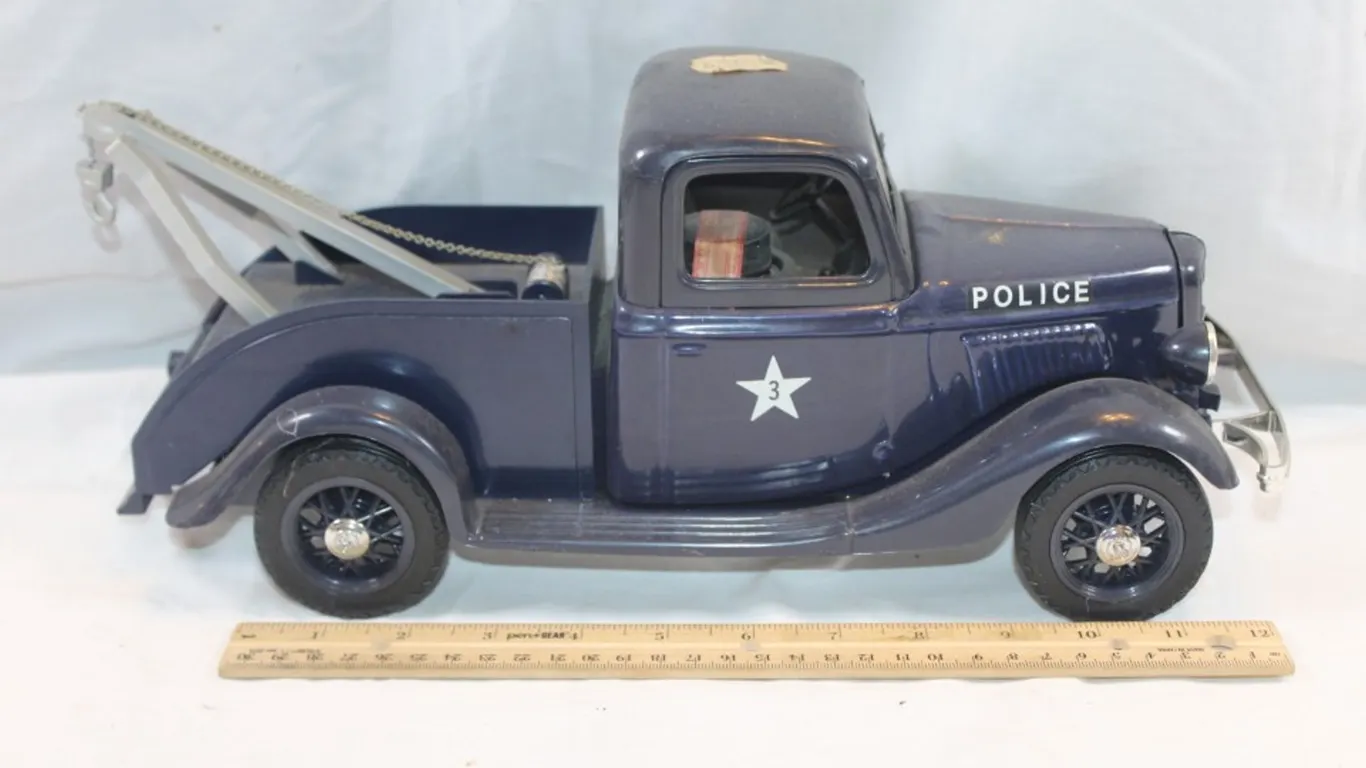 Tow Truck Jim Beam Decanter