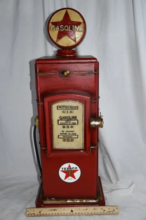 Texaco Model Gas Pump Cabinet 26 Inches Tall