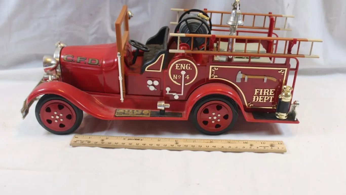 Fire Truck Jim Beam Decanter