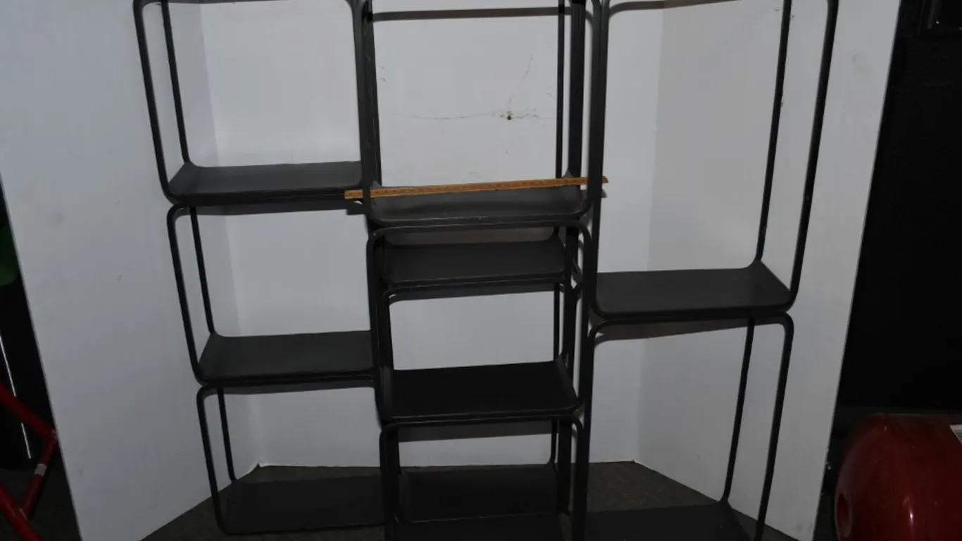 2 Metal Display Racks, Measures 20 x 5 x 30 Each