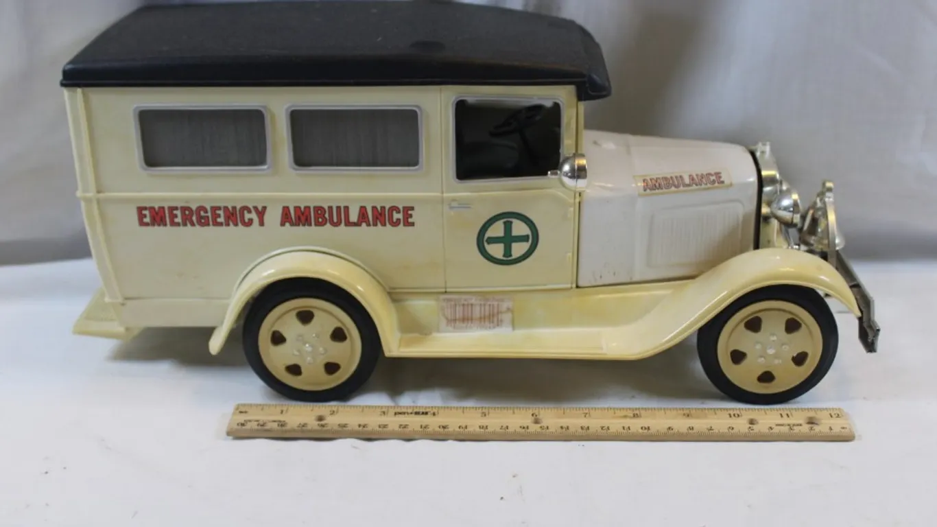 Emergency Ambulance Jim Beam Decanter