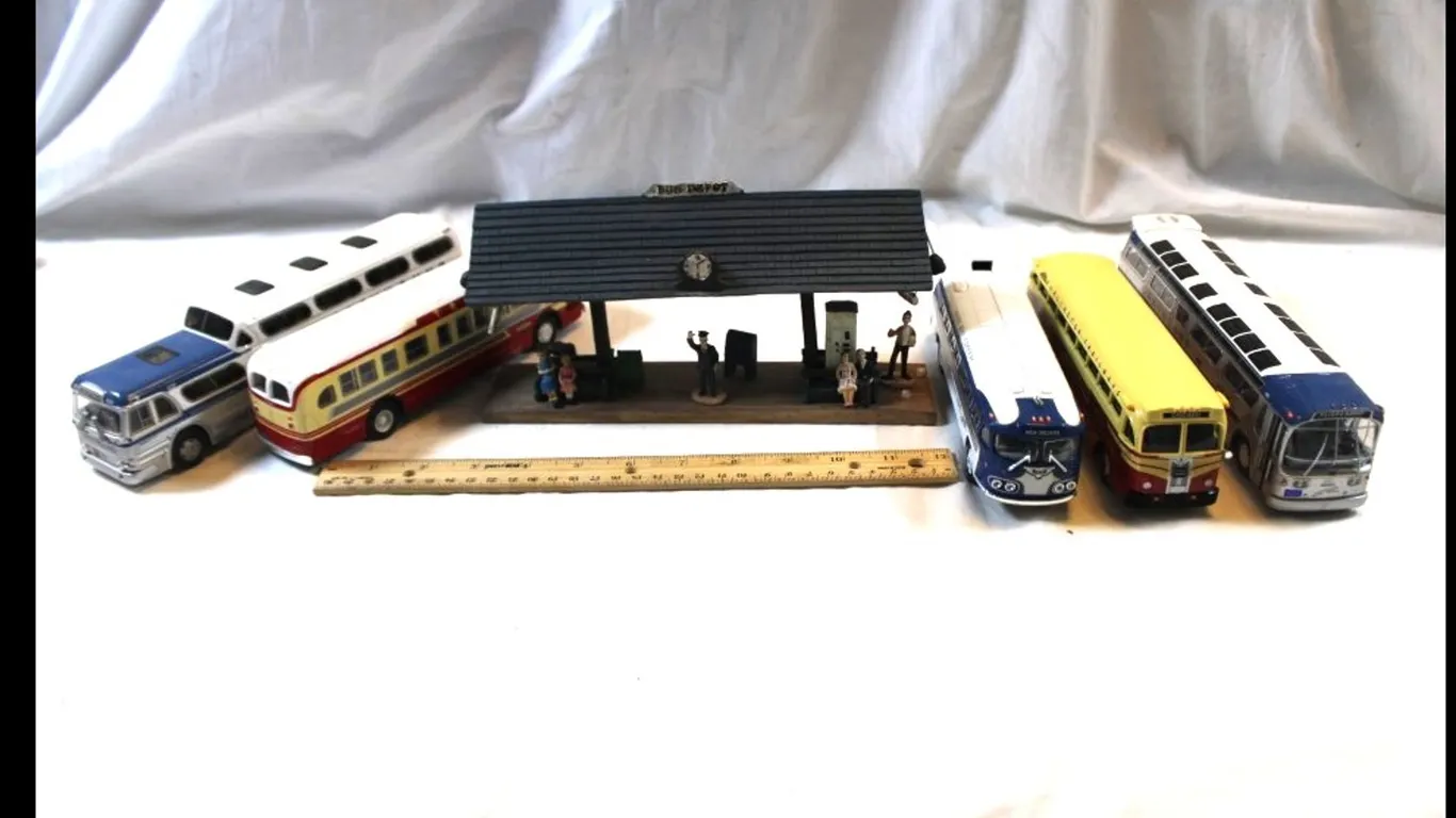 Diecast Buses and Bus Depot