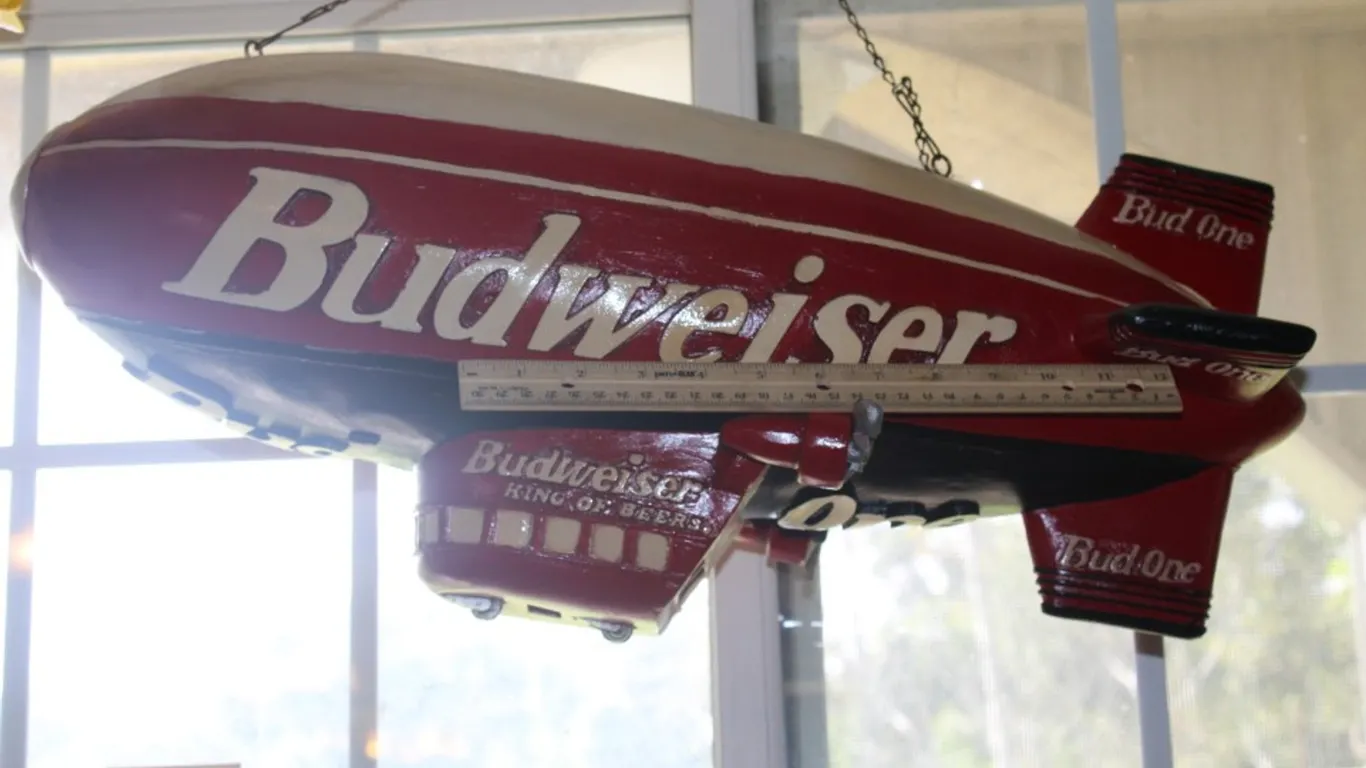 Plastic 24 Inch Budweiser Blimp