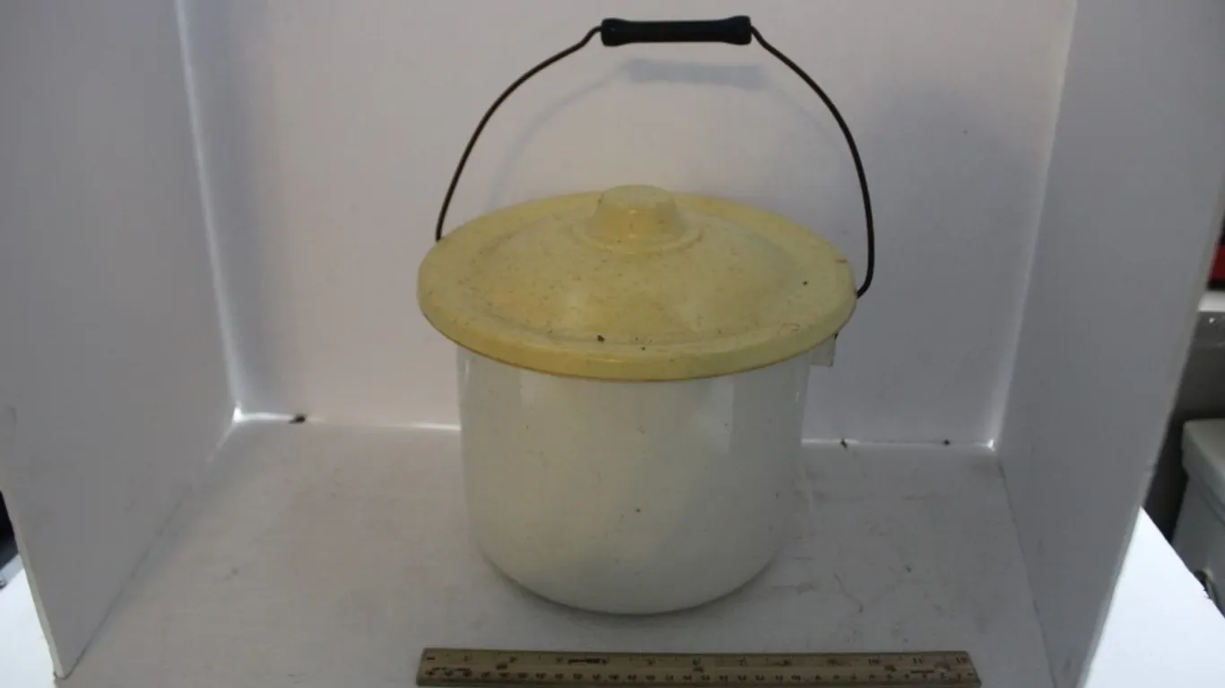 White Enamel Chamber Pot