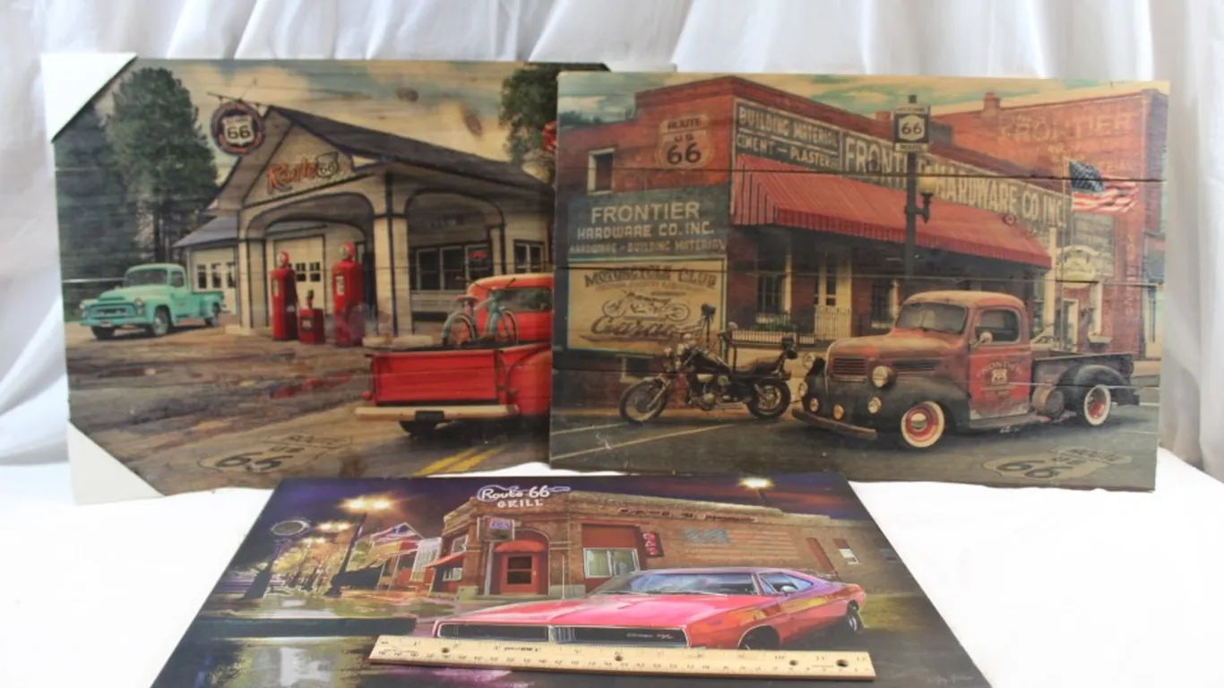 3 Route 66 Prints