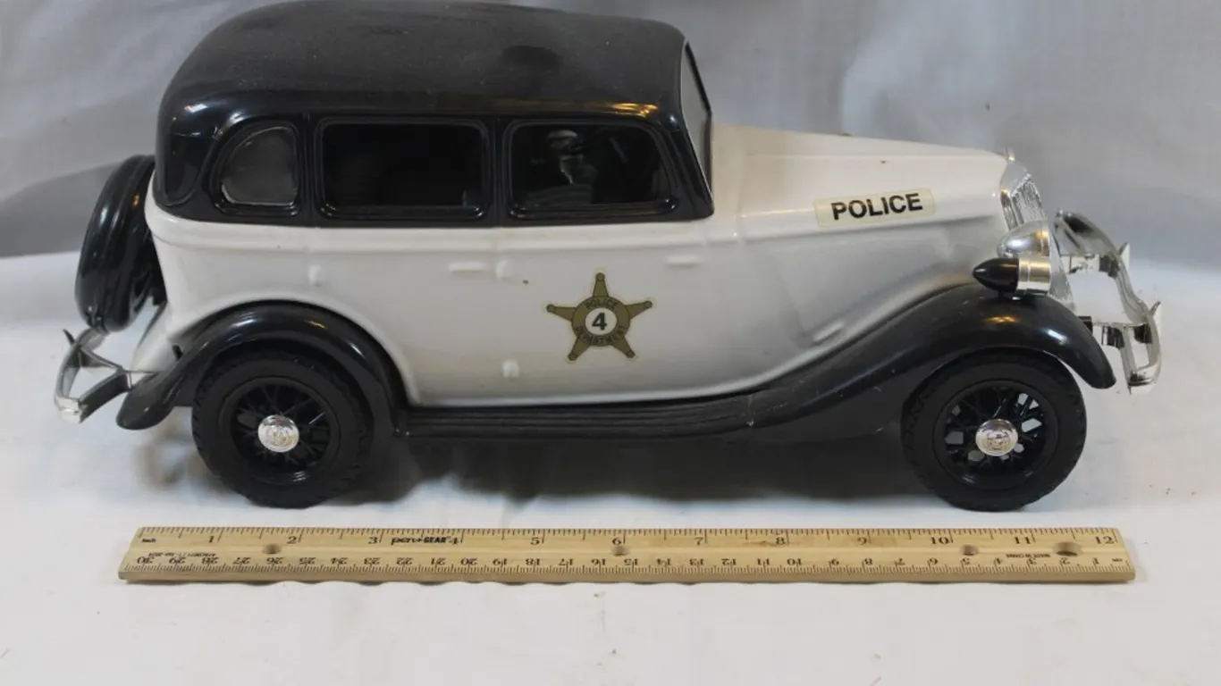 Police Car Jim Beam Decanter
