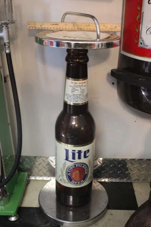 29 Inch Miller Lite Ashtray Stand