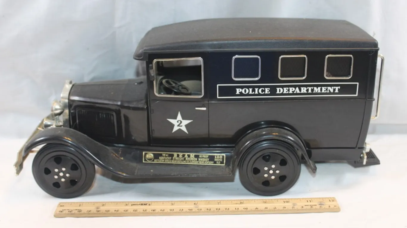 Police Department Jim Beam Decanters