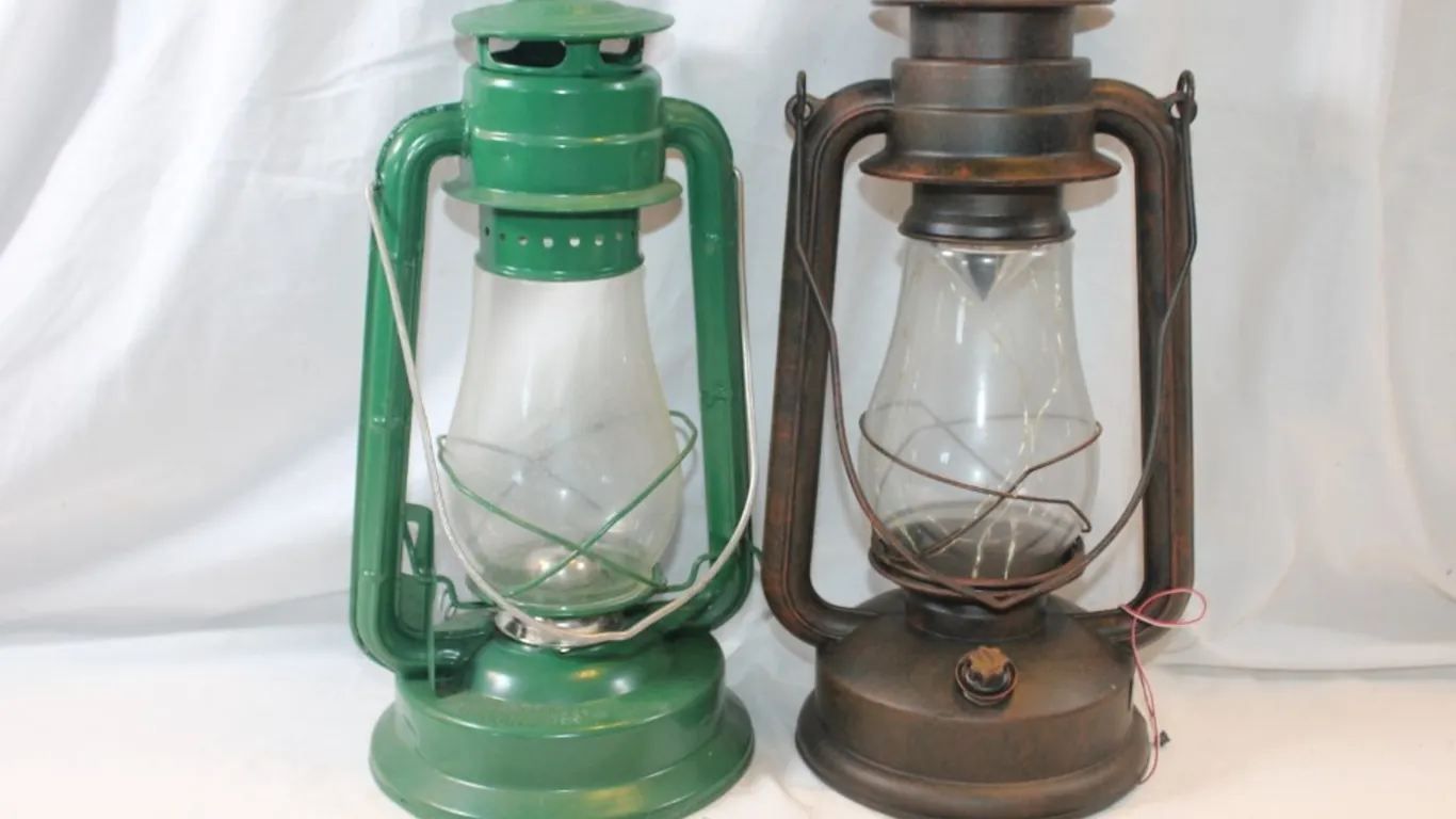 Two Oil Lanterns