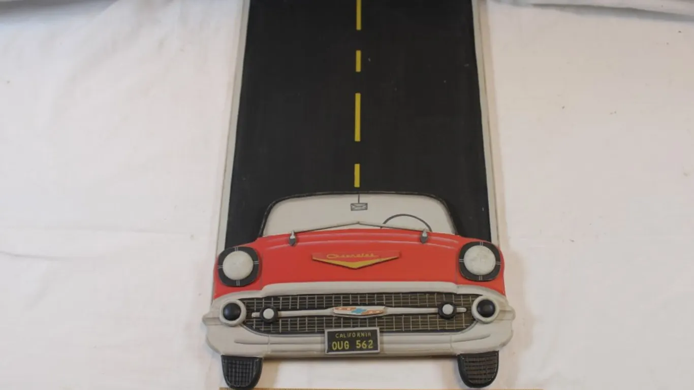 '57 Chevy Chalkboard, Measures 11 x 20