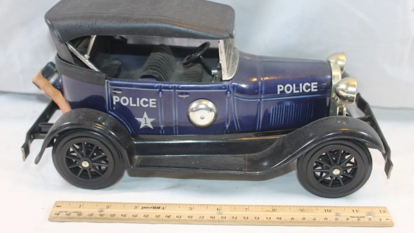 Police Car Jim Beam Decanter