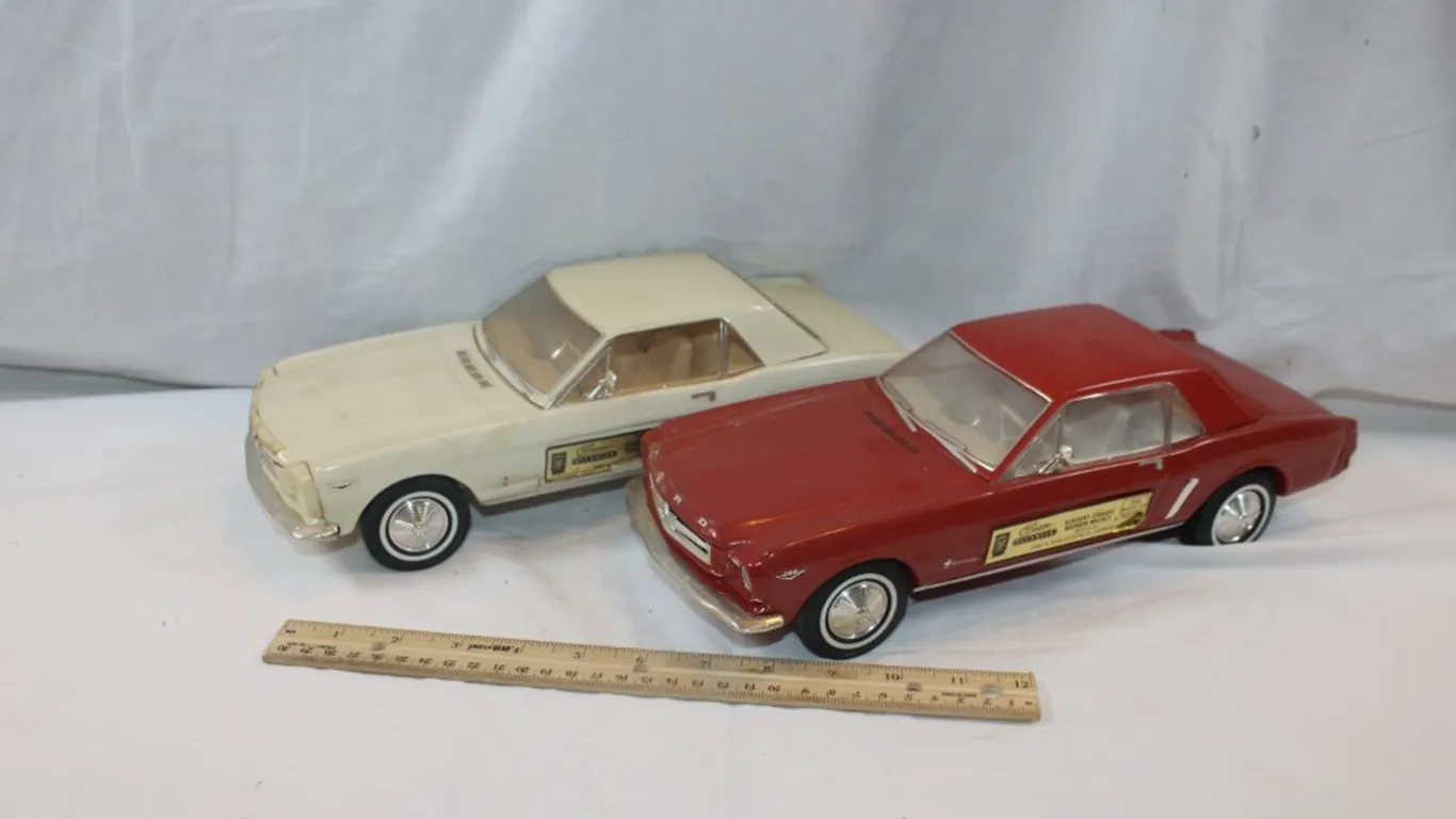 2 Mustang Jim Beam Decanters