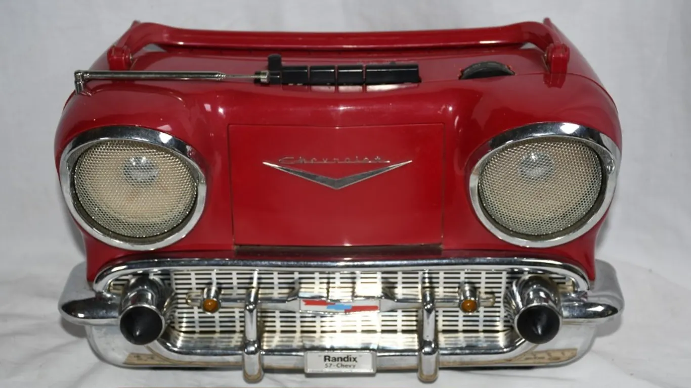 Randix 57 Chevy AM/FM Cassette Radio, No Power Cord