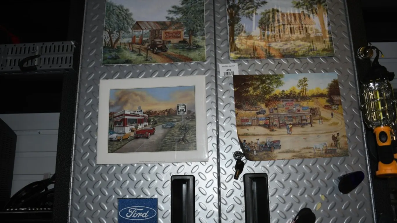 4 Country Store and Diner Prints